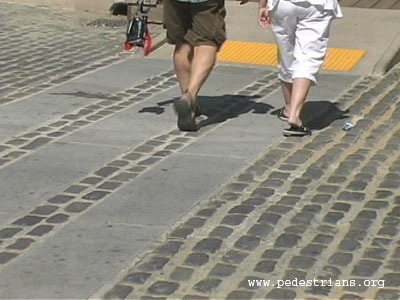 cobblestone street