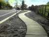 Photo - Absurd sidewalk designs. 